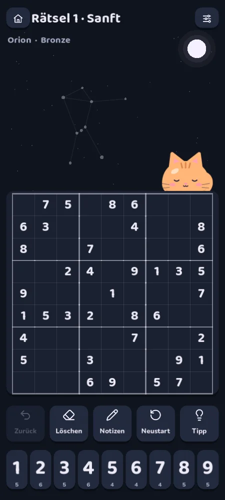 A puzzle under the stars